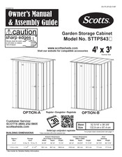 Scotts STTPS43 Owner's Manual & Assembly Manual