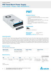 Delta PMT-4V350W1A Series Technical Data Sheet