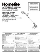 Homelite UT41122 Operator's Manual