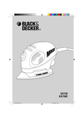 Black & Decker KA150 Manual