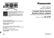 Panasonic SC-GT07 Owner's Manual