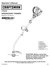 Craftsman INCREDI.PULL 316.791210 Operator's Manual