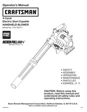 Craftsman INCREDI-PULL 316.794711 Operator's Manual
