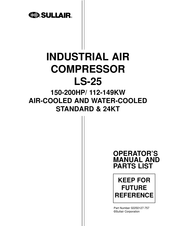 Sullair LS-25 Operator's Manual And Parts List