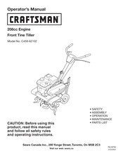 Craftsman C459-62102 Operator's Manual