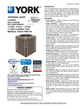 York YCD60B21S Technical Manual