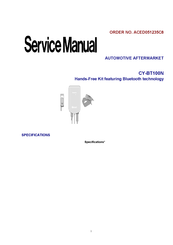 Panasonic CY-BT100N Service Manual