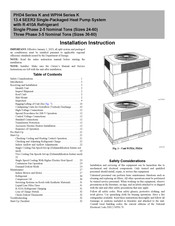 Carrier PHD4 Series Installation Instruction