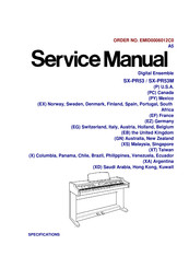 Technics SX-PR53 Service Manual