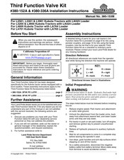 Land Pride 380-336A Installation Instructions Manual