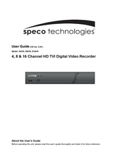 Speco D16VN2TB User Manual