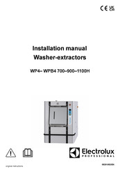 Electrolux WP4 900H Installation Manual