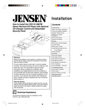 Jensen CD511K How To Install