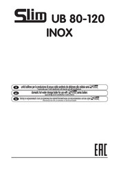 Baxi UB 80 INOX Operating And Installation Instructions