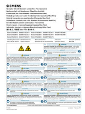 Siemens 3VA9137-0CB10 Operating Instructions Manual