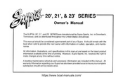Supra SunSport 20 Series Owner's Manual