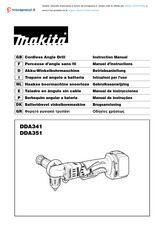 Makita DDA351RMJ Instruction Manual