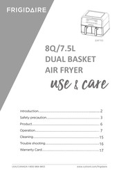 Frigidaire EAF703 Use & Care Manual