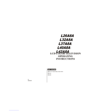 Haier L40A8A Operating Instructions Manual