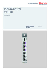 Bosch Rexroth IndraControl VAC 01 Operating Instructions Manual