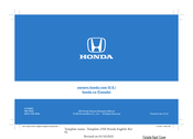 Honda ODYSSEY 2023 Navigation Manual