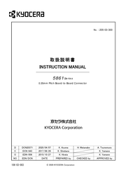 Kyocera 5861 Series Instruction Manual