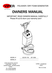 Viper DF-100A Owner's Manual