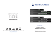 Grandstream Networks GWN7801 Quick Installation Manual