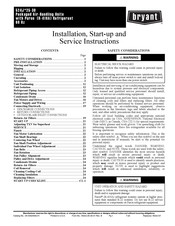 Bryant 524J 25 Series Installation, Start-Up And Service Instructions Manual