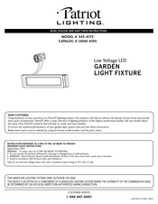Patriot Lighting 343-4172 Instructions