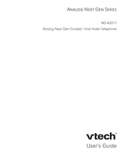 VTech Analog Next Gen Series User Manual