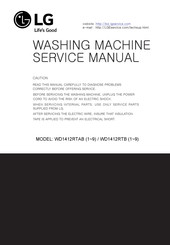 LG WD1412RTB3 Service Manual