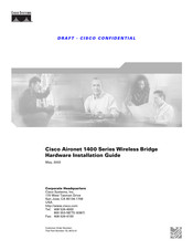 Cisco Aironet 1400 Series Installation Manual