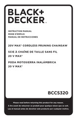 Black & Decker BCCS320 Instruction Manual