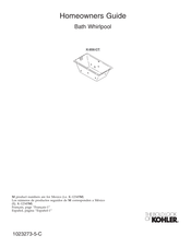 Kohler K-856-CT Homeowner's Manual