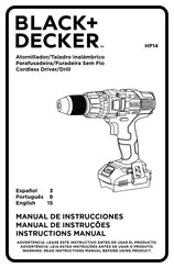 Black & Decker HP14-B3 Instruction Manual