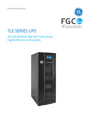 GE FGC TLE 150 UL S1 Manual