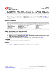 Texas Instruments bq78350-R2 Manual
