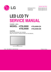 LG 47SL9000-ZA Service Manual