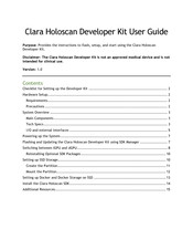 Nvidia Clara Holoscan User Manual