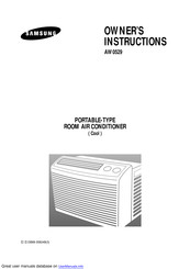 Samsung AW0529 Owner's Instructions Manual