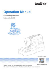 Brother 888-P30 Operation Manual