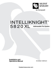Honeywell Silent Knight IntelliKnight 5820XL Installation And Operation Manual
