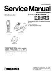 Panasonic KX-TGA930BXT Service Manual
