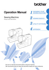 Brother 885-E33 Operation Manual