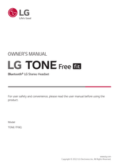 LG TONE-TF8Q.AUSACBI Owner's Manual