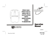 Audiovox Mobile VIDEO PROV1021 P Operation Manual
