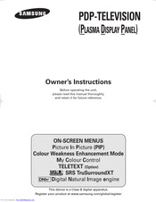 Samsung PS-42D51S Owner's Instructions Manual
