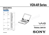 Sony VGN-AR790FG - VAIO - Core 2 Duo 2.4 GHz Service Manual