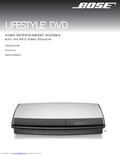 Bose Lifestyle DVD Home Entertainment Systems Operating Manual
